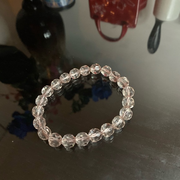 Transparent shiny beads bracelet🤍 - Picture 3 of 5